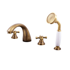 Смеситель RavSlezak MK369.5SSM на борт ванны бронза