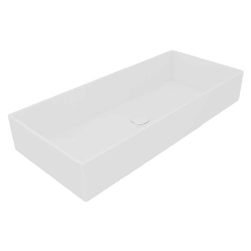 Раковина GSG Ceramic Design Box 80см BXLA80000 накладная цвет белый