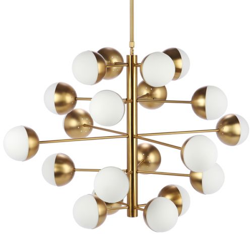 Люстра на штанге ImperiumLoft Italian Globe (Италиан Глобе) 75117-22