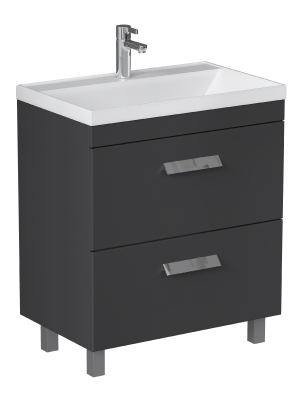 Тумба под раковину Velvex ORLANDO tnORL.70-232 70х45х80 напольная цвет серый