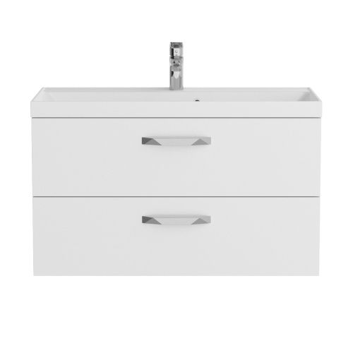 Тумба под раковину BelBagno Aurora AURORA-900-2C-SO-BL 90х45х50 подвесная цвет белый