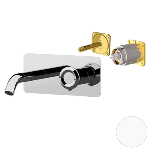 Смеситель для раковины Remer Element ET15KBBO встраиваемый в стену белый