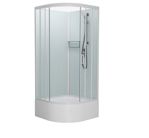 Душевая кабина Frank 134009 100х100 без крыши ориентация универсальная