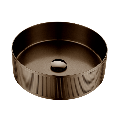 Раковина из нержавеющей стали AltroBagno Costoso AltroBagnoCostoso001008BrAn 40х40 накладная цвет бронза состаренная