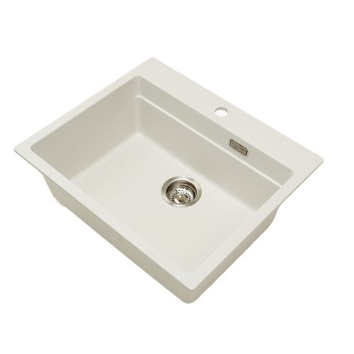 Кухонная мойка Grandex Aqua 500501 60х51 цвет белый поверхность матовая