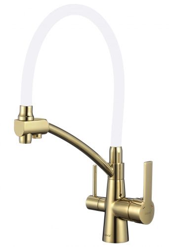 Смеситель для кухни Savol S-L1805B-02 на столешницу золото
