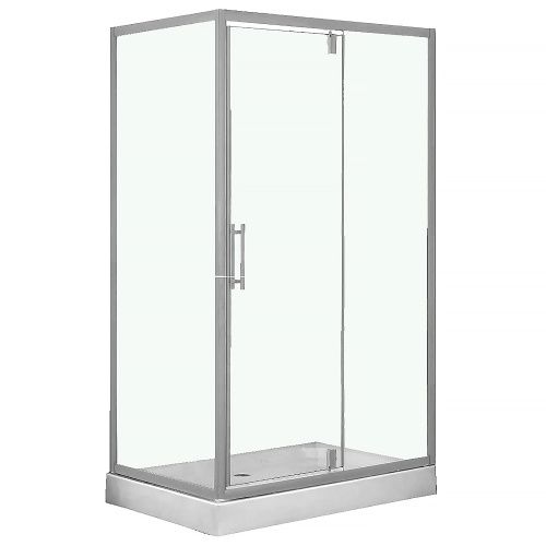 Душевой уголок Loranto CS-6128C 120 120х80 стекло прозрачное профиль хром без поддона