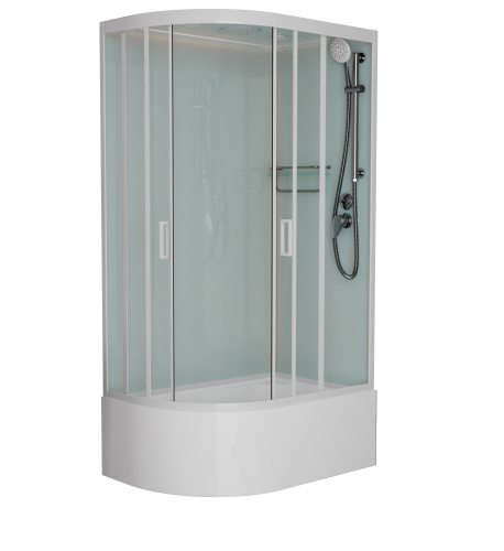 Душевая кабина Frank 137009 120х80 с крышей ориентация правая Душевая кабина Frank 137009 120х80 с крышей ориентация правая