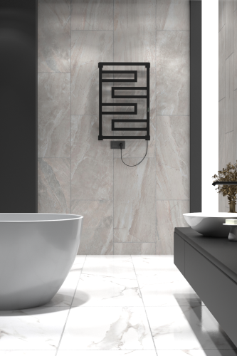 Полотенцесушитель Indigo Flavio DGFS80-50BRRt 53х80 электрический черный муар