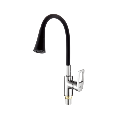 Смеситель для кухни Fashun A4253+B14 на мойку хром/черный