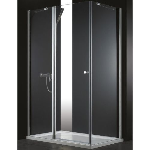 Душевой уголок Cezares ELENA ELENA-W-AH-1-90/80-C-Cr 90х80 стекло прозрачное профиль хром без поддона