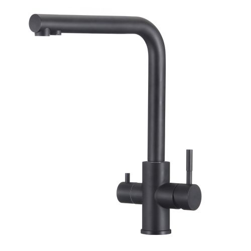 Смеситель для кухни WesnaArt Eko EKO05-151Black на мойку черный