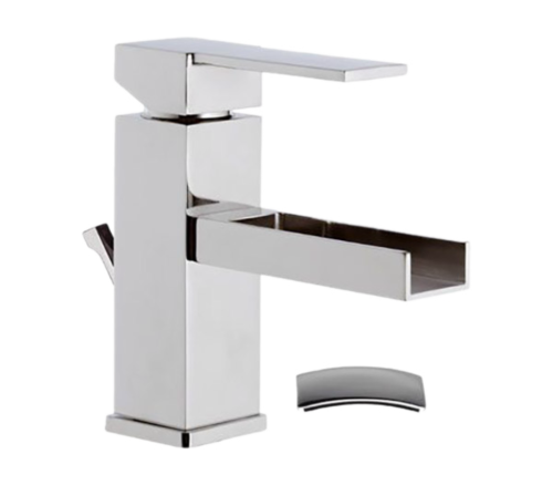 Смеситель для раковины Remer Qubika Cascata QC10 на столешницу хром