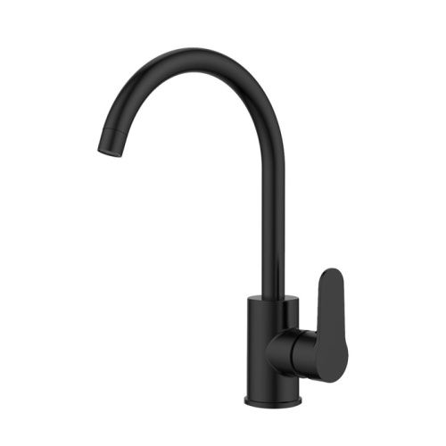 Смеситель для кухни Milardo Poli POLBLJ0M05 на мойку черный матовый