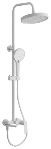 Душевая стойка BELZ B713 B24713-8 настенная цвет белый