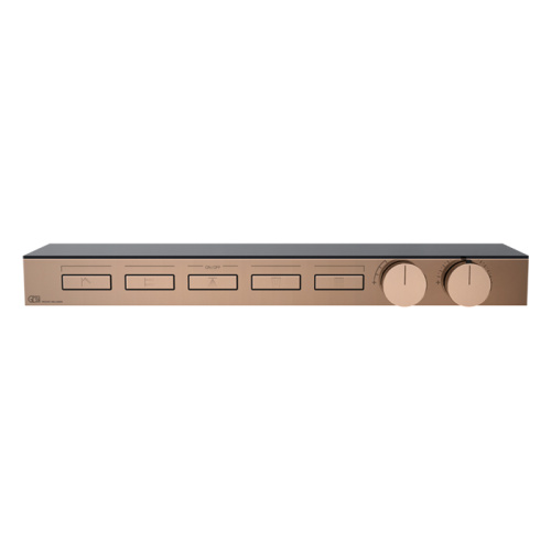 Смеситель для душа Gessi Hi-Fi 63028#030 встраиваемый в стену медь с термостатом (внешняя часть)