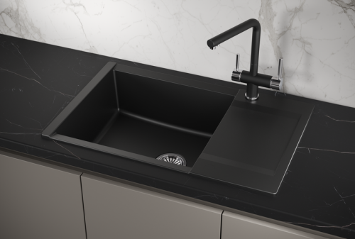 Кухонная мойка Granula 7807 ТУРМАЛИН 78х50 цвет черный