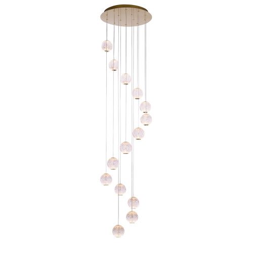 Светильник подвесной Delight Collection Elliot Diamante (Еллиот Диаманте) MD20001012-14A gold