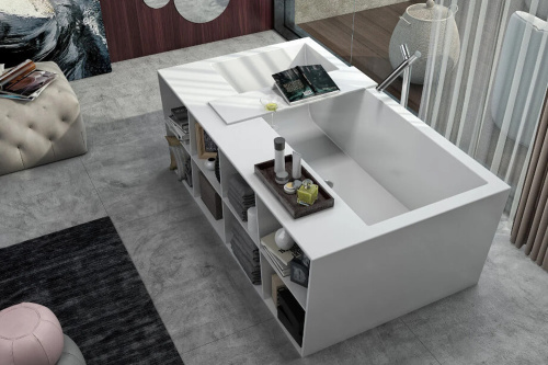 Ванна из искусственного камня Kolpa-San COPELIA 936540 180х100 отдельностоящая овальная с ножками