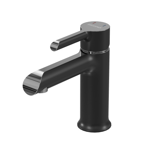 Смеситель Grossman Alba 510.K35.06.100/210 на раковину хром/черный без термостата