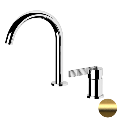 Смеситель Daniel Club ANC655DP на раковину золото