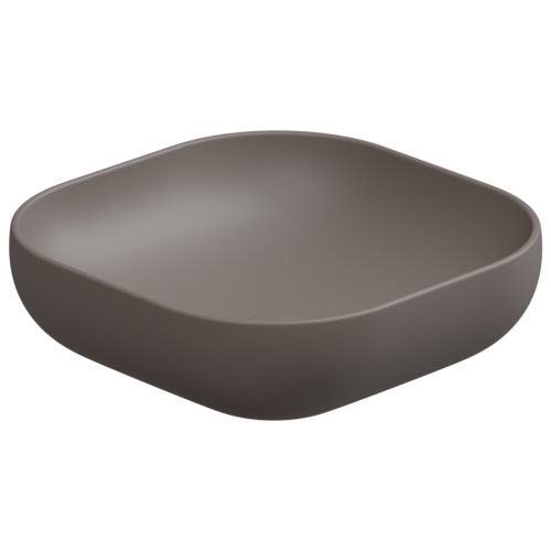 Раковина керамическая GSG Ceramic Design Easy EALAVQU45029 45х45 накладная цвет коричневый