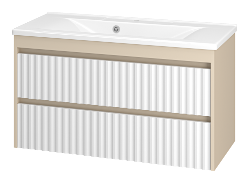 Тумба под раковину Brevita Balaton BAL-06100-03-012Я 98х44х54 подвесная