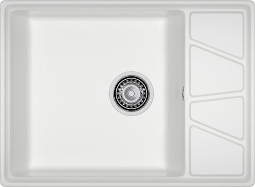 Кухонная мойка Granfest Vertex V-680L иней 68х50 цвет белый