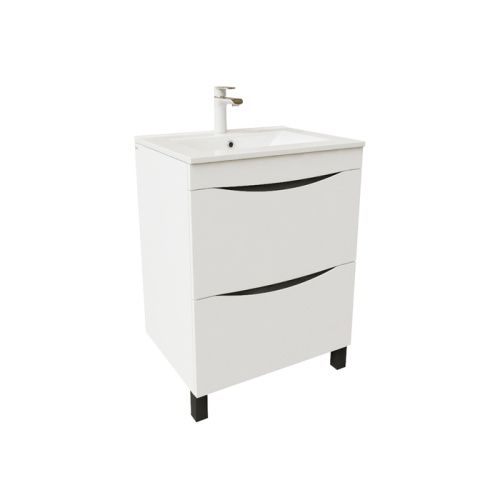 Тумба с раковиной IDDIS Cloud CLO60WFi95K 60х47х81 напольная цвет белый