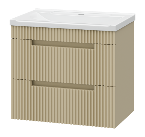 Тумба под раковину Brevita Ariana ARI-01060-03062Я 59х39х51 подвесная
