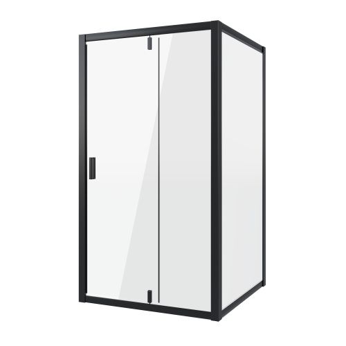 Душевой уголок Niagara Nova NG-83-10AB-A90B 100х90 стекло прозрачное профиль черный без поддона