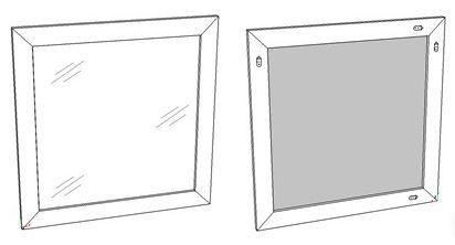 Зеркало в ванную Corozo Классика SD-00000271 80х80 цвет белый - фото 4