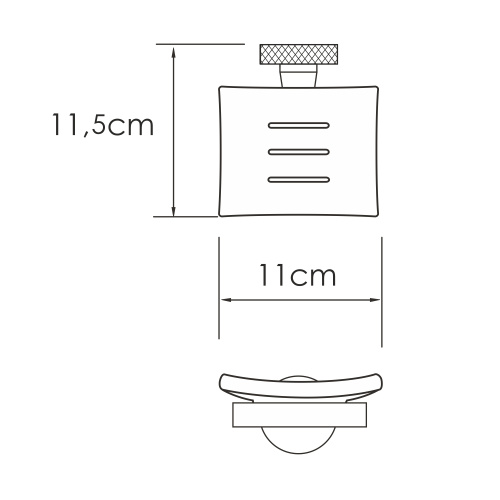 Мыльница WasserKRAFT 46669