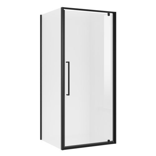 Душевой уголок Niagara Nova NG-85-8AB-A90B-34 80х90 стекло прозрачное профиль черный матовый без поддона