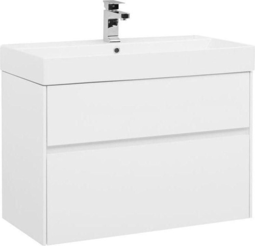 Тумба с раковиной Aquanet Бруклин 00212598 85х43,7х57,2 напольная/подвесная