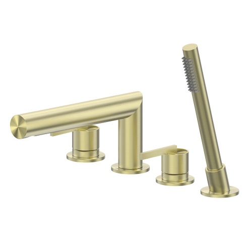 Смеситель Abber Perfekte 316 AF8A13BG на борт ванны брашированное золото