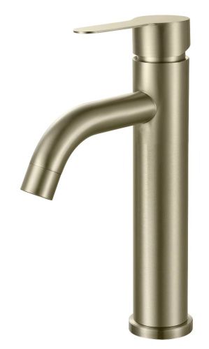 Смеситель Fmark FS8211C на раковину золото матовое