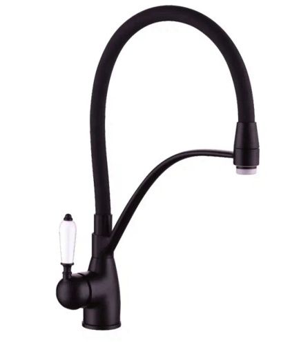 Смеситель для кухни Rose R153H на мойку черный