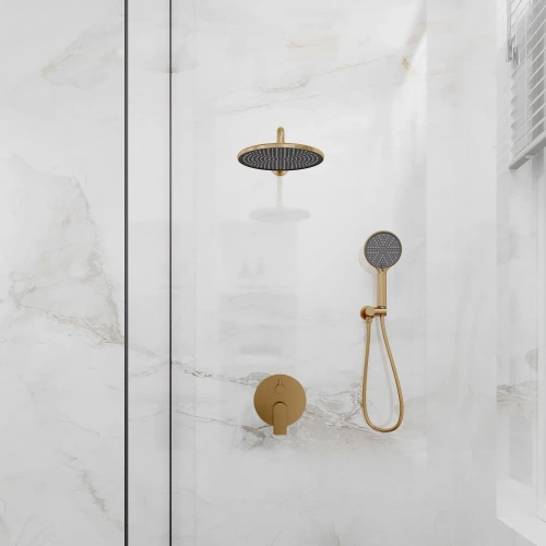 Душевая система Veconi LICATA LI-400-G-C4 встраиваемая в стену