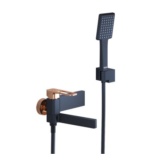 Смеситель для ванны и душа IDDIS Slide SLIBG00i02 настенный черный