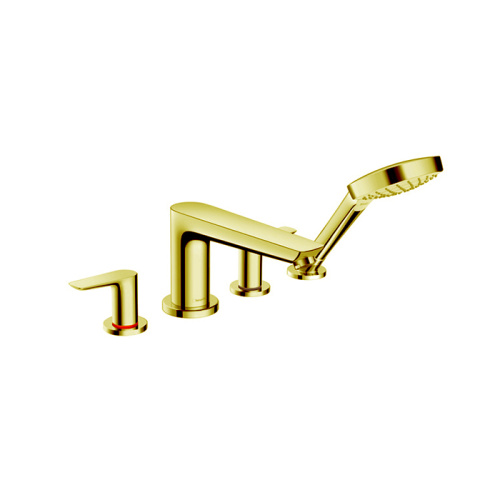 Смеситель Hansgrohe Talis E 71748990 на борт ванны золото
