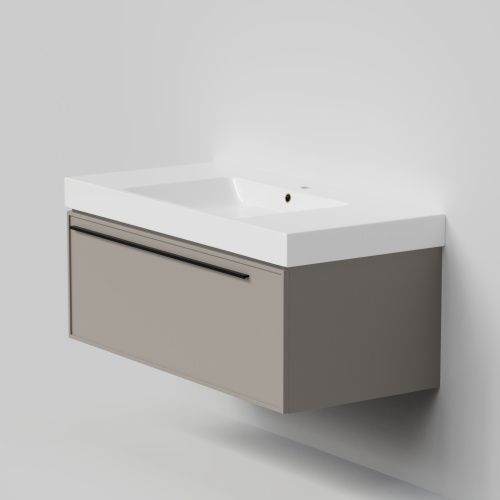 Тумба с раковиной La Fenice ELBA NFNC-01-ELB-C-100-3-100 101х36х49 подвесная цвет бежевый