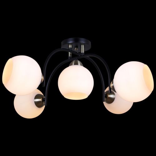 Люстра на штанге Illumico IL0250 IL0250-5CSQ-79 BK AB
