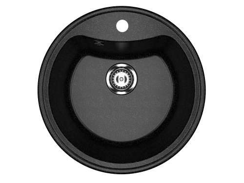 Кухонная мойка Ulgran Classic U-601-308 51х51 цвет черный