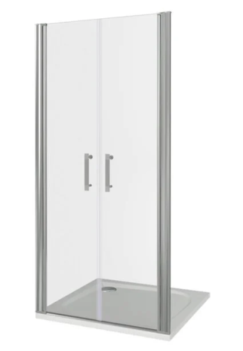 Душевая перегородка Good Door MOKKA МК00004 100х185 стекло прозрачное профиль белый