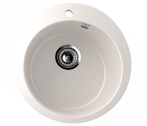 Кухонная мойка Ulgran Classic U-405-331 49,5х49,5 цвет белый