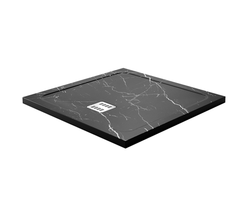 Душевой поддон WasserKRAFT Neime 19T 19T03 90x90 искусственный камень черный
