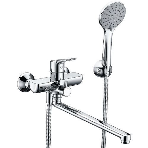 Смеситель для ванны Wasserkraft Lippe 4500 4502L настенный хром