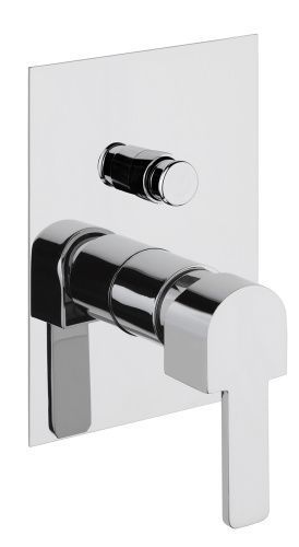 Смеситель для ванны и душа Fiore 76CR7417 встраиваемый в стену хром с термостатом