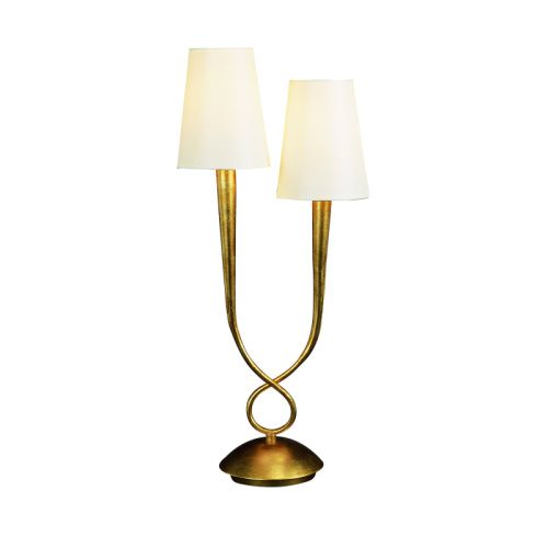 Настольная лампа Mantra Paola Painted Gold (Паола Паинтед Голд) 3546
